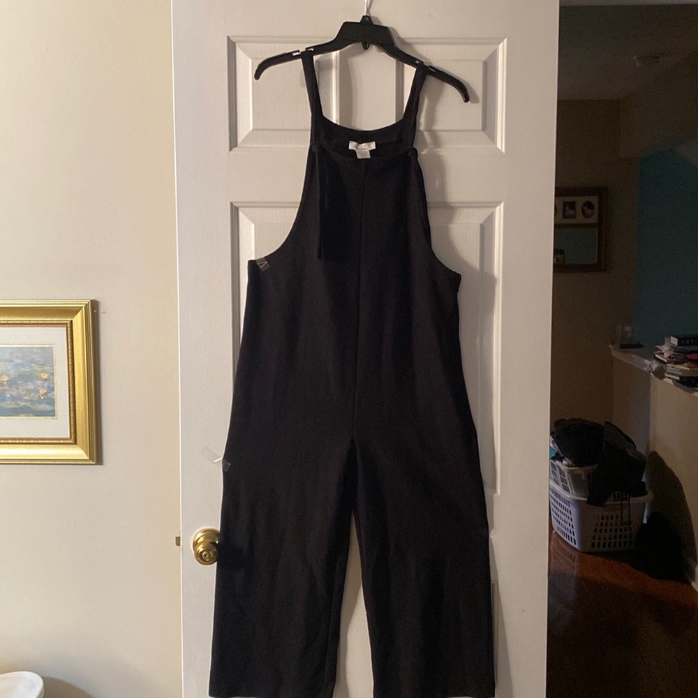 Urban Romantics L black overalls.
